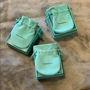 Authentic Tiffany Co jewelry boxes